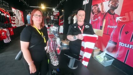 Wembley fever builds at Walsall FC club shop