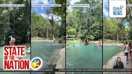 Fairy Walk 2.0: Mga bagong rope swing paandar ng ilang turista sa Siquijor | SONA