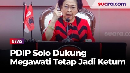 Kader PDIP Solo Deklarasikan Dukung Megawati Tetap Jadi Ketua Umum