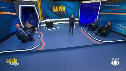 Galvão cita "sistema viciado" e abre o programa criticando a CBF: "Política vergonhosa"