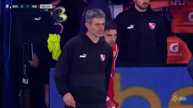 El momento en que Boca Juniors es eliminado del torneo Apertura frente a Independiente
