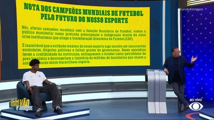 'Galvão e Amigos' debate sobre a CBF e próximos passos da Seleção Brasileira