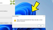 Setup Could Not Download The file Error while installing Directx - Solved Error