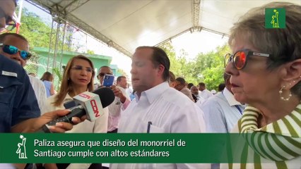 Paliza asegura que diseño del monorriel de Santiago cumple con altos estándares