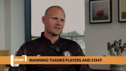 Manning thanks Bristol City players and staff after memorable season