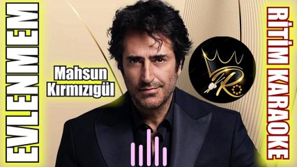 Evlenmem - Mahsun Kırmızıgül ✩ Ritim Karaoke (Uşşak Maya 2/4 Halay Beste Ahmet Avcı)