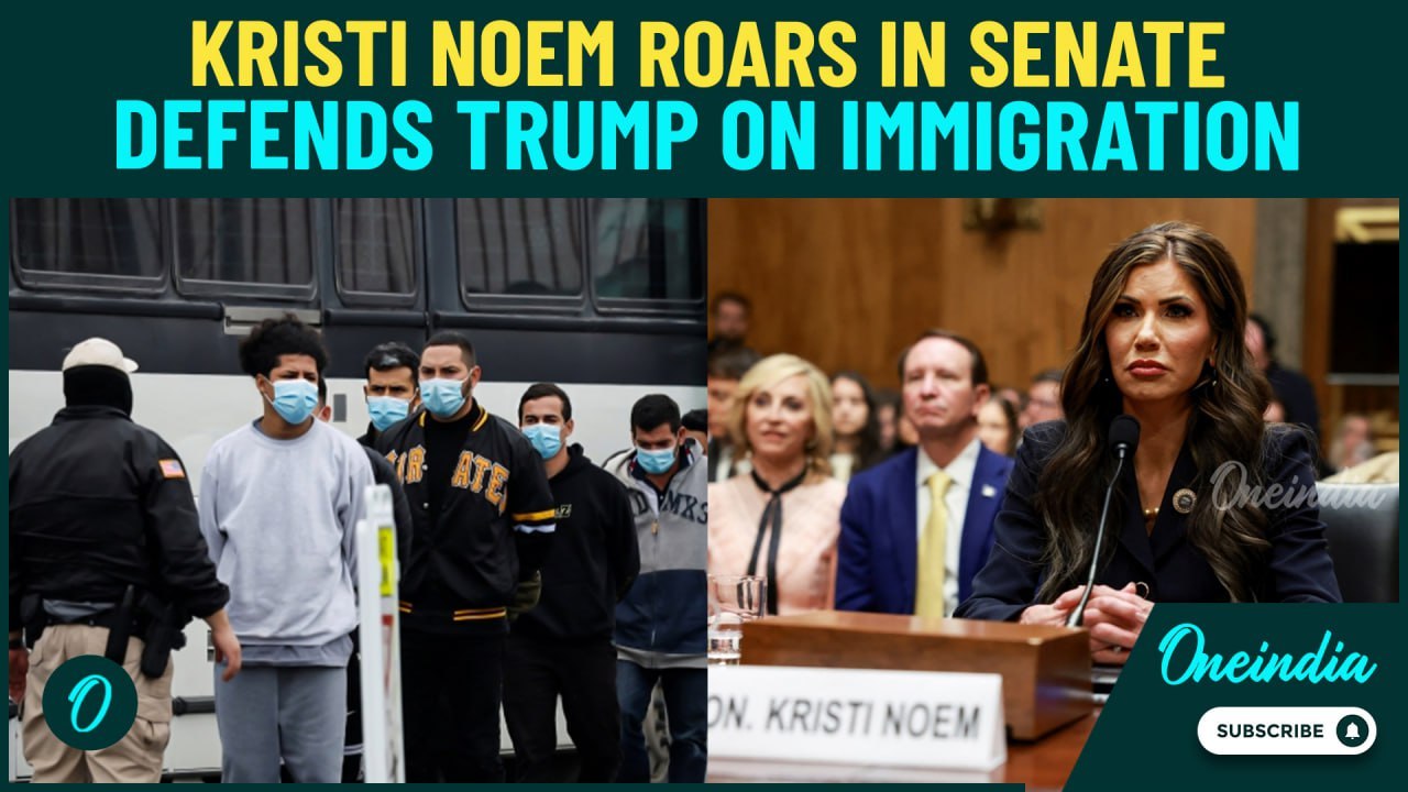 ‘Trump Secured The Border, Not You!’: Kristi Noem CLAPS BACK at Senate Panel Over Immigration