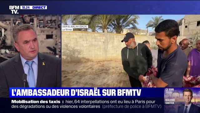 Joshua Zarka, ambassadeur d'Israël en France: La bande de Gaza n'est pas un mouroir