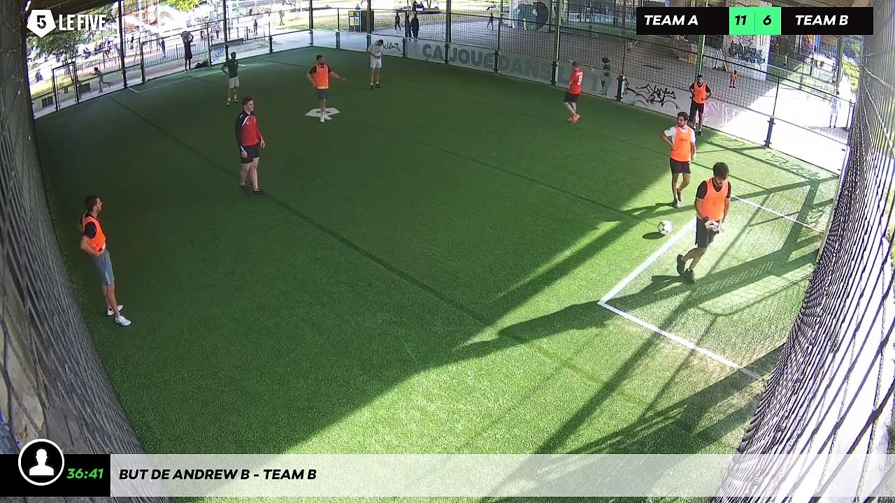 But de Andrew B - Team B
