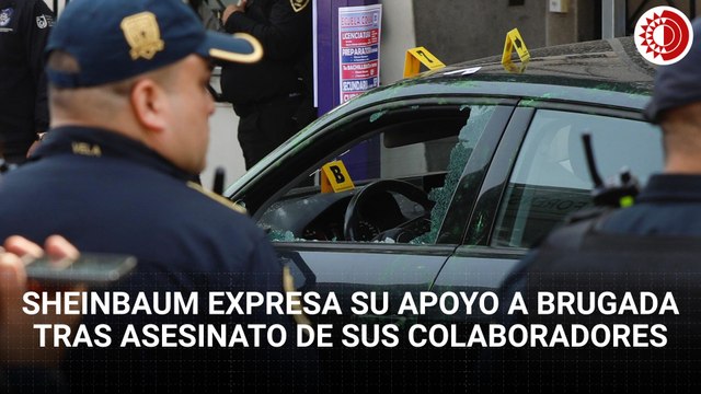 La presidenta expresa su apoyo a Jefa de Gobierno de la CDMX tras asesinato de colaboradores