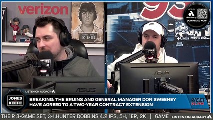 Jones & Keefe: The Don Sweeney extension doesn't make much sense