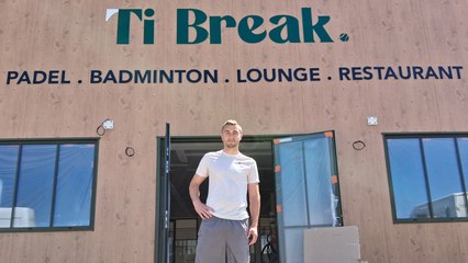 Brendan Chardonnet (Stade Brestois) ouvre Ti Break, à Guilers