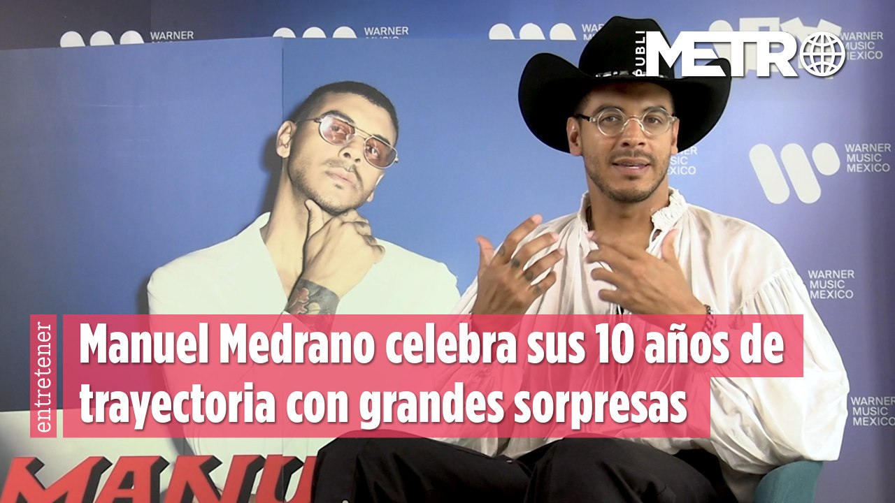 Manuel Medrano celebra sus 10 años de trayectoria con grandes sorpresas
