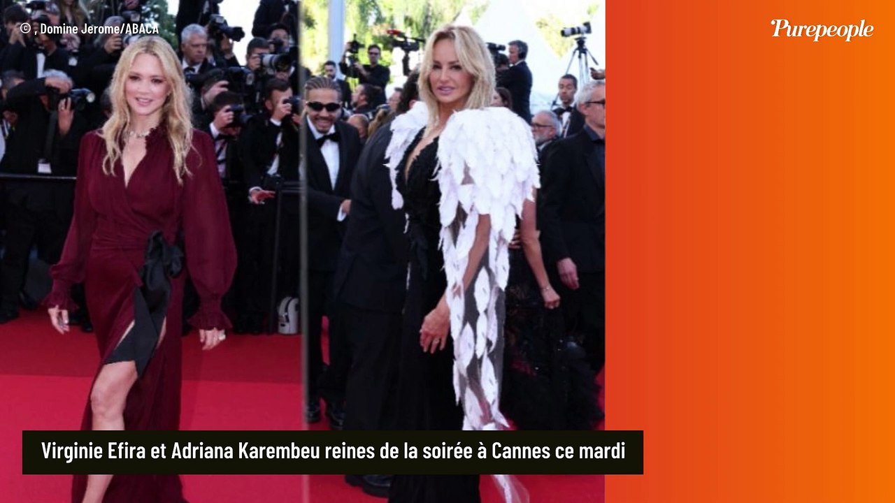 Virginie Efira met une nouvelle fois Cannes à ses pieds, Adriana Karembeu en oiseau divin