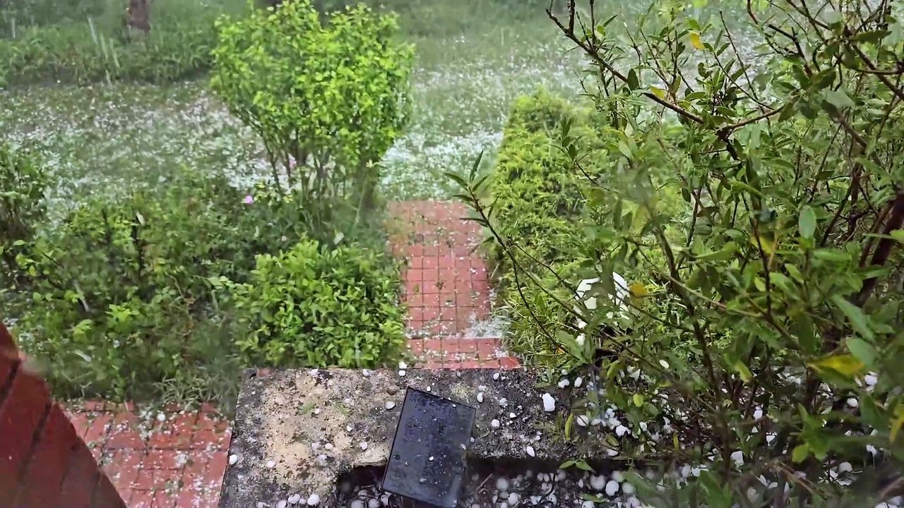 Muret Estantens - Orage violent et déluge de grele - 19/05/2025