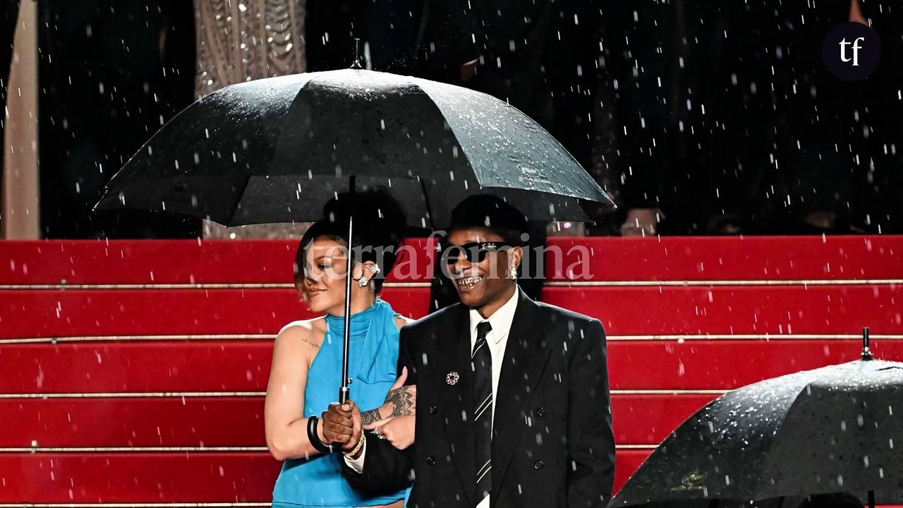 "Mon couple favori", "royal", "je les adore" : Rihanna et Asap Rocky illuminent le tapis rouge du Festival de Cannes