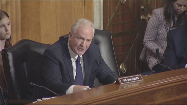 Marco Rubio clashes fiercely with Senator Chris Van Hollen in heated showdown