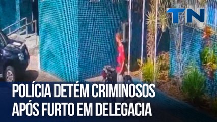 Polícia detém criminosos após furto em delegacia