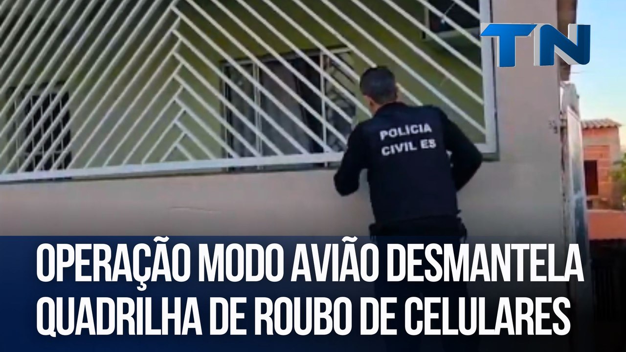 Operação Modo Avião desmantela quadrilha de roubo de celulares