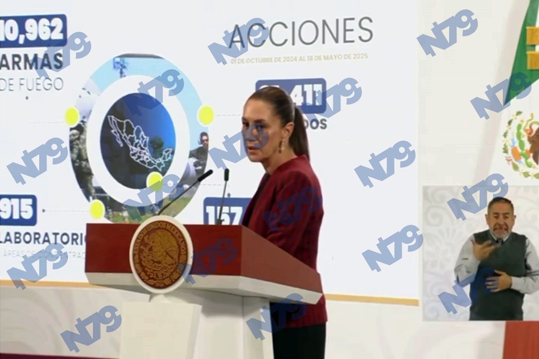 Más de 10 mil armas incautadas en México