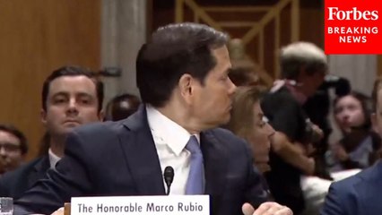 Secretary Marco Rubio Repeatedly Interrupted By Protesters While Giving His Opening Statement