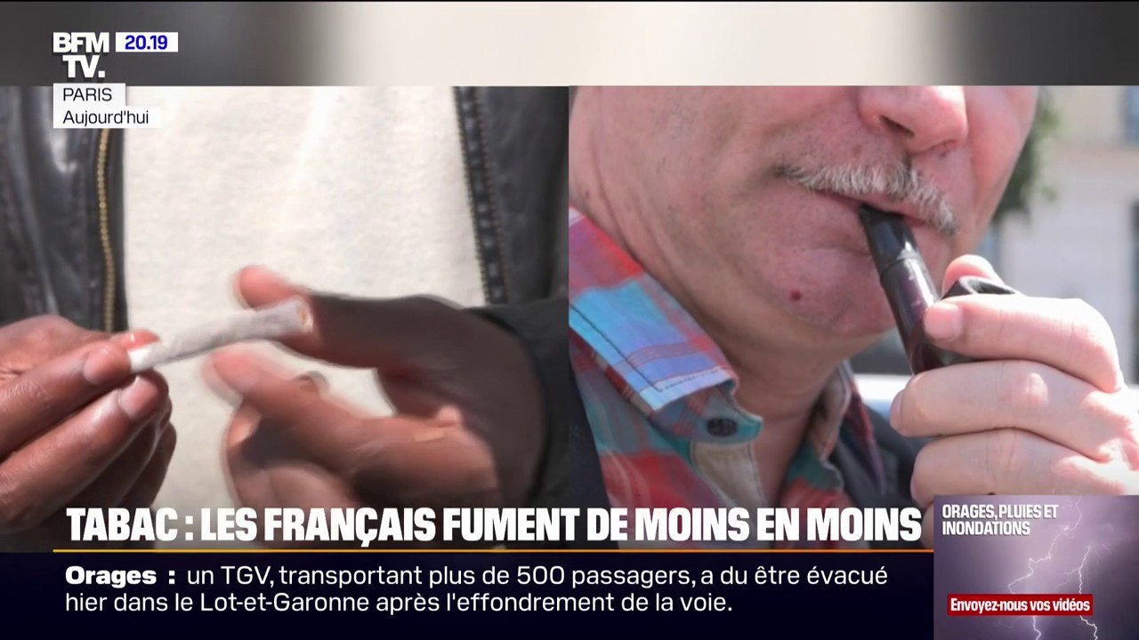 Tabac: les Français fument de moins en moins