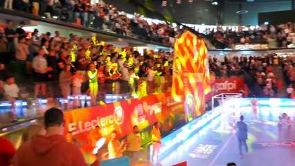 L'entrée des joueurs du Caen HB