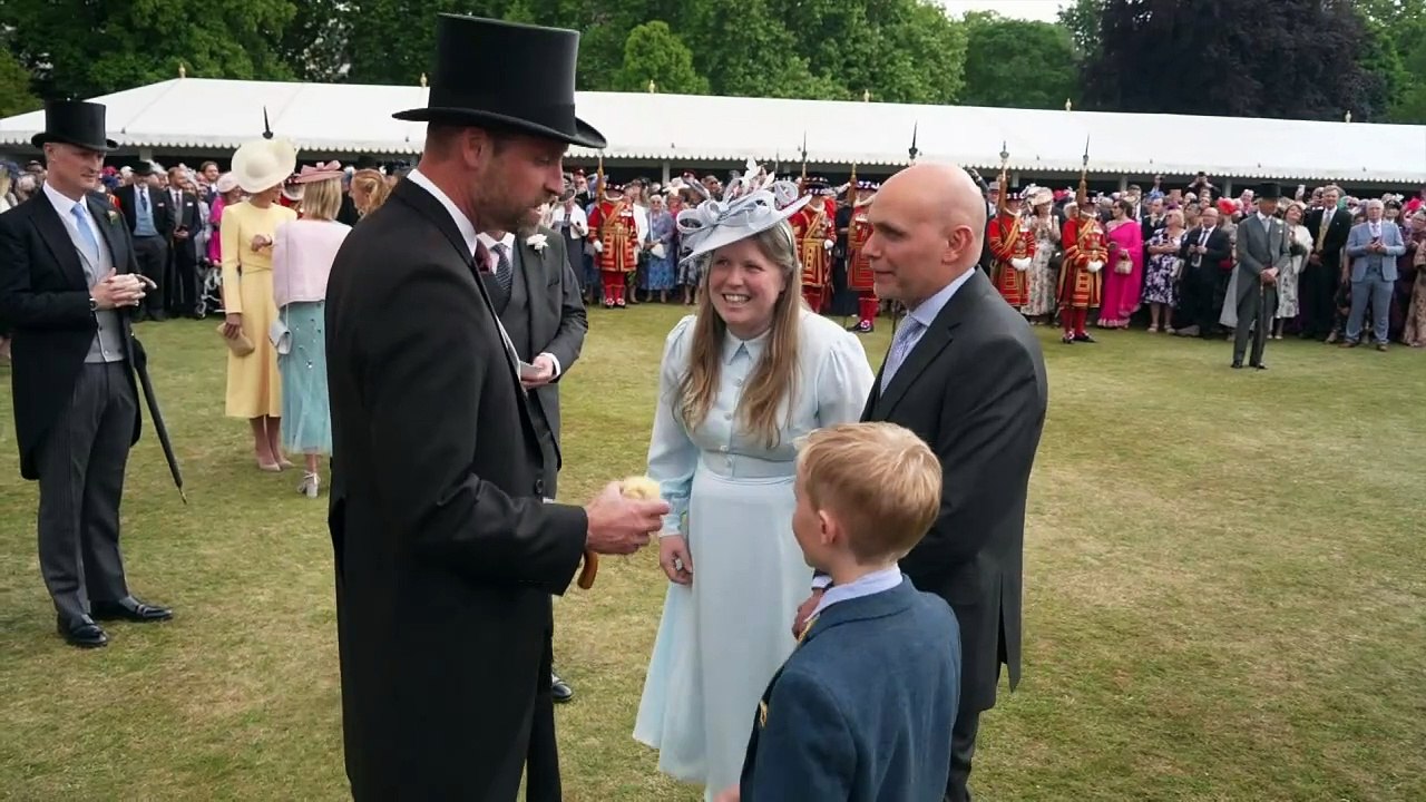 The Princess of Wales attends royal garden party