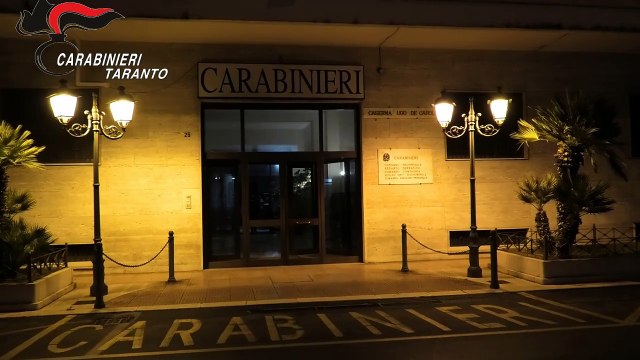 Taranto - CC: misura cautelare del collocamento in comunità nei confronti di 7 giovani, tra i 14 e i 17 anni (20.05.25)