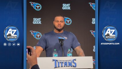 Titans new LT Dan Moore Jr. talks landing with the team, reflects on his 2024 season, and more