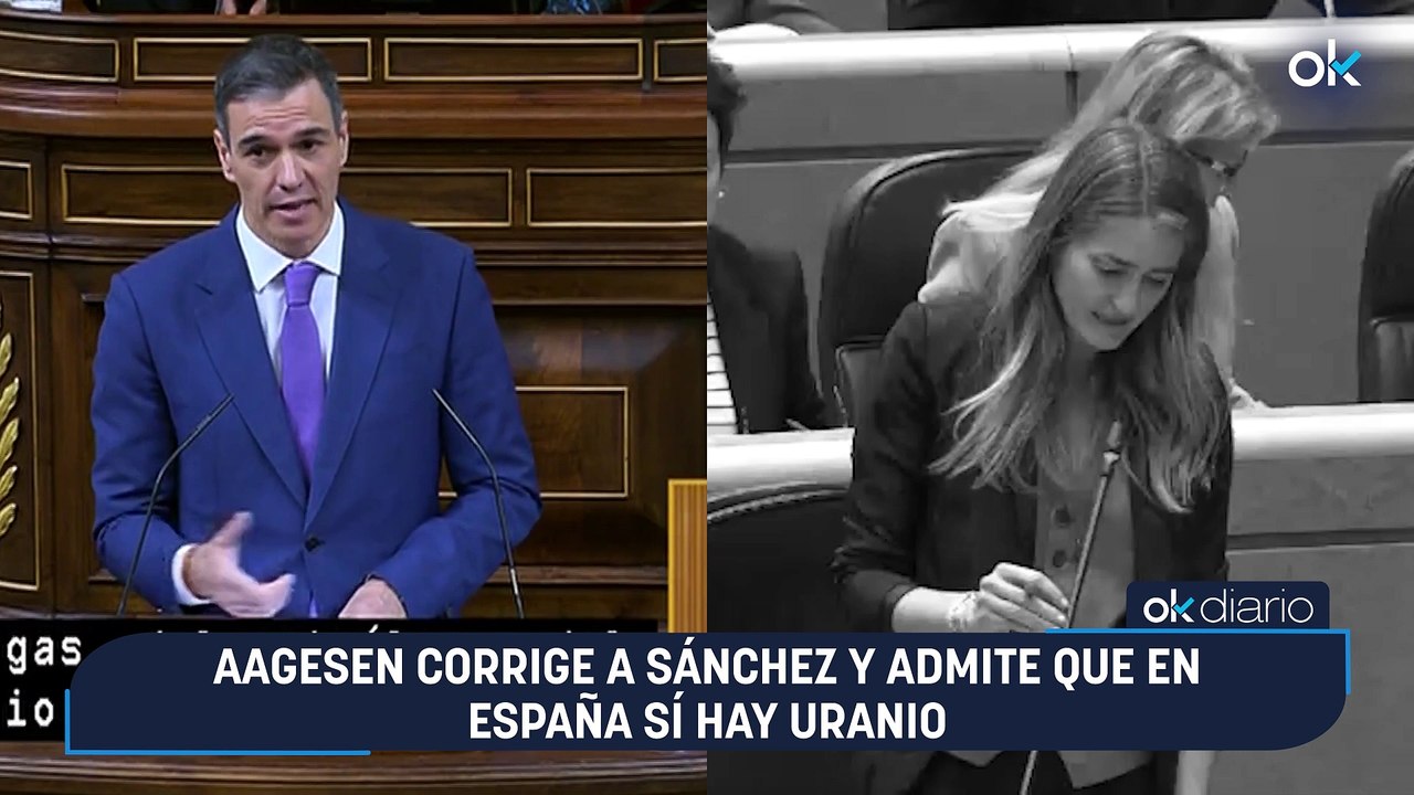 Aagesen corrige a Sánchez y admite que en España sí hay uranio