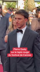 Pierre Gasly sur le tapis rouge du Festival de Cannes