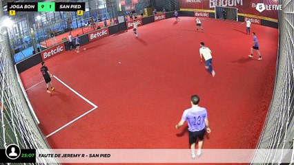 Faute de Jeremy R - San Pied