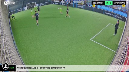 Faute de Thomas E - Sporting Bordeaux Ff