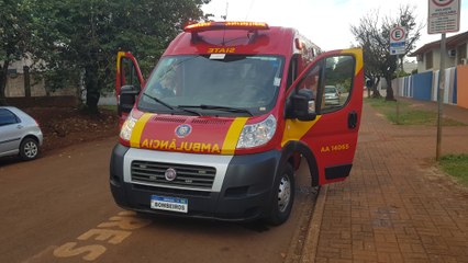 Menino de 7 anos sofre queda no Bairro Santos Dumont e fica ferido