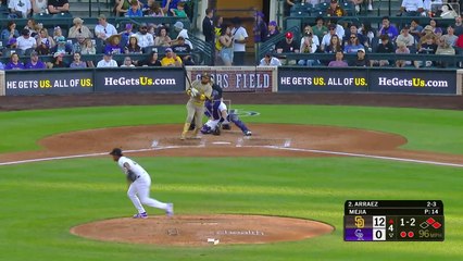 Luis Arráez suma su segundo triple de la temporada