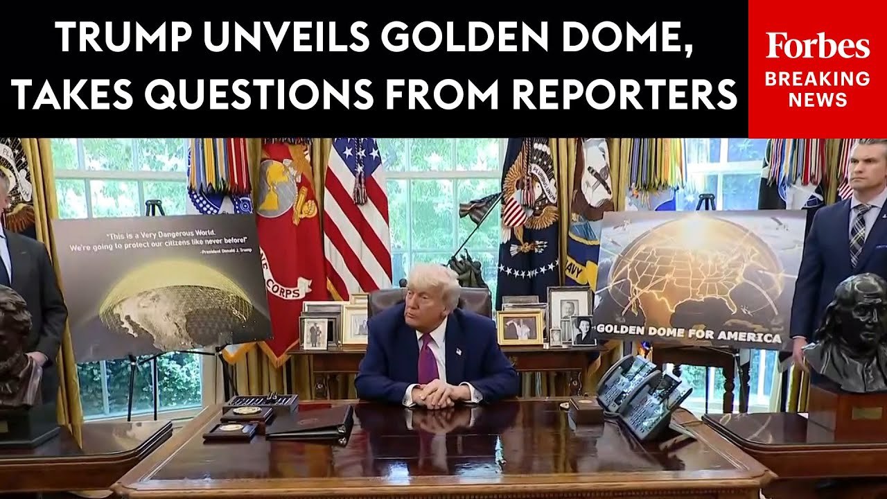 Trump Unveils 'Golden Dome' Missile Defense Project, Takes Questions From Reporters