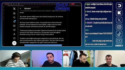 DemodeTV'nin canlı yayınında İstanbul'daki deprem anı görüntülendi.