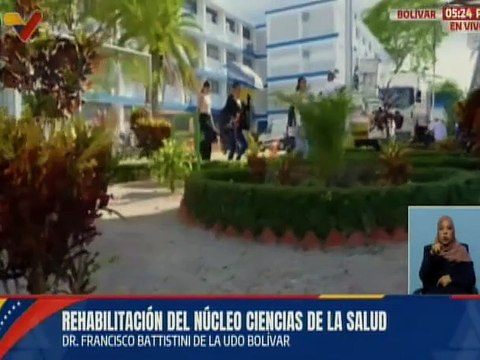 Bolívar | Autoridades entregan rehabilitado el núcleo Ciencias de la Salud Dr. Francisco Battistini