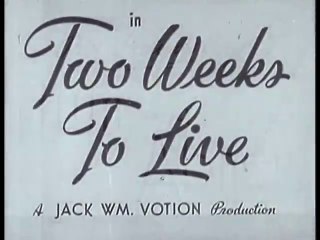 Two Weeks to Live (1943) – A Comedy of Mistaken Identity and Daring Stunts