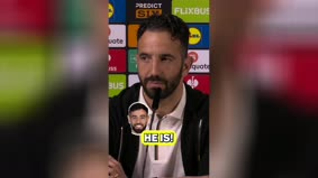 'He is!' - Bruno admits Amorim's future is in doubt