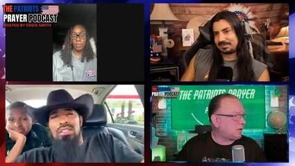 Theodis and DJ Daniel on The Patriots Prayer podcast