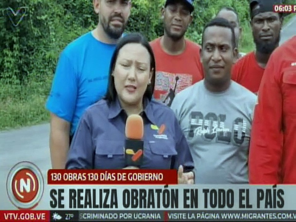 Aragua | Rehabilitan 19 km de la carretera que comunica Maracay - Ocumare de la Costa