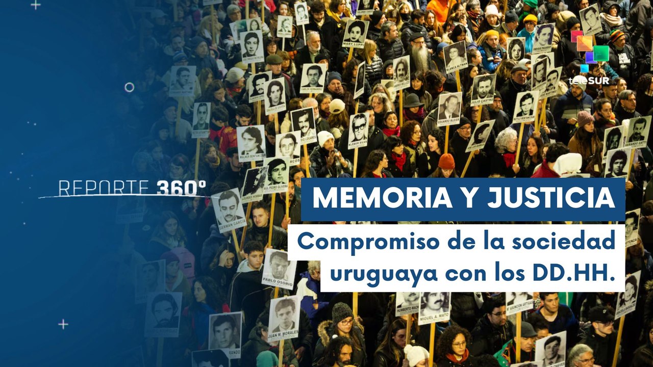 Marcha de silencio por los detenidos desaparecidos durante la dictadura militar en Uruguay