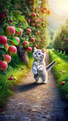 Apple pie 😻 #cat #cute #kitten #funny #catlover #kitty