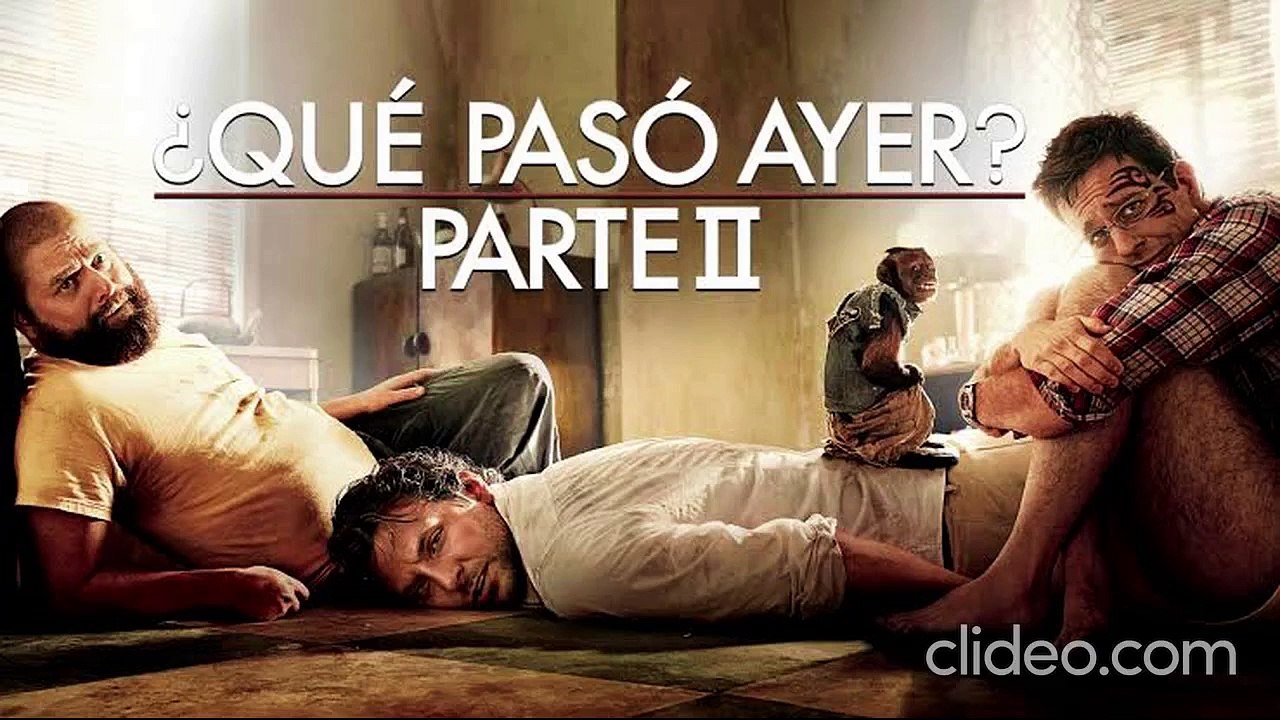 Que paso ayer? Parte 2 (2011) pelicula completa español latino - Vídeo  Dailymotion