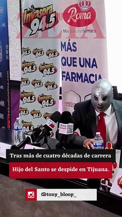 Anuncian el adiós del Hijo del Santo en el Auditorio Municipal