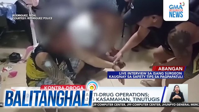 4, arestado sa anti-drug operations; nakatakas nilang kasamahan, tinutugis | Balitanghali