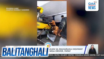 Bus at truck, nagsalpukan sa Maharlika Highway sa Brgy. Balangibang; mga driver, patay | Balitanghali
