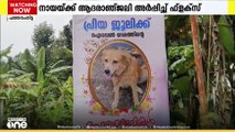 കോന്നിയിൽ തെരുവുനായയുടെ വേർപാടിൽ ഫ്ളക്സ് ബോർഡുകൾ സ്ഥാപിച്ച് നാട്ടുകാർ